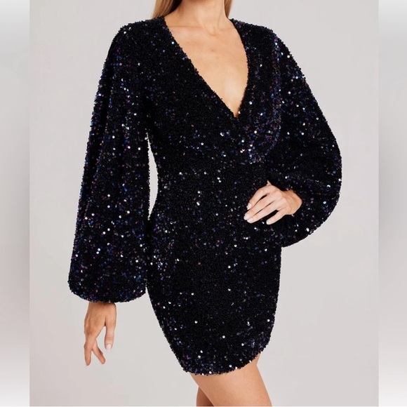 Nadine Merabi Maya Galaxy Dress 💫 - Picture 4 of 8